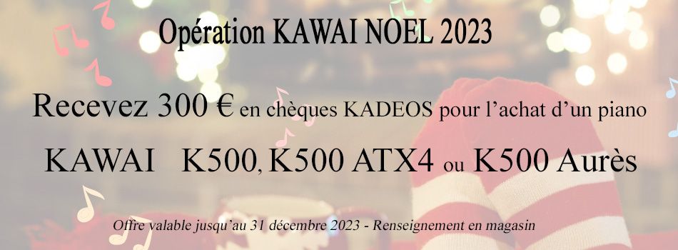 OPERATION NOEL PIANO KAWAI K500